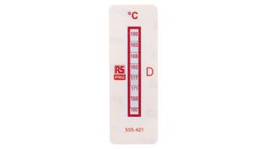Thermal Strip, Acrylic, 160 ... 199°C, Pack of 10 pieces